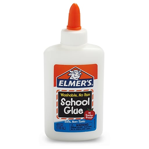 Elmer's Liquid School Glue, Washable, 4 Ounces, 1 Count
