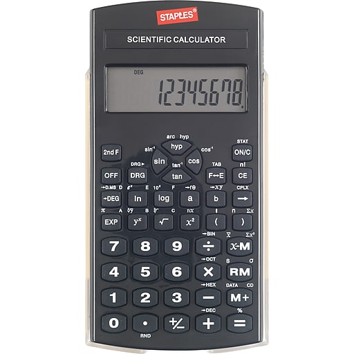Staples Black Scientific Calculator