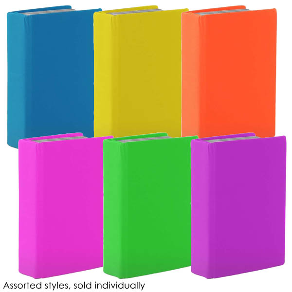 Stretchable Jumbo Book Cover 9" x 11" Assorted Neon Color