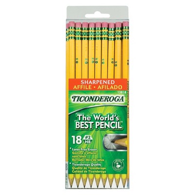 Ticonderoga® #2 Pre-Sharpened Pencil, 18ct