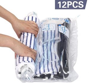 Roll up travel compression bag